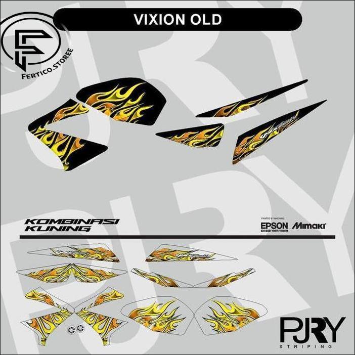 STRIPING TRANSPARAN VIXION OLD API VERSION 2007 ASLI