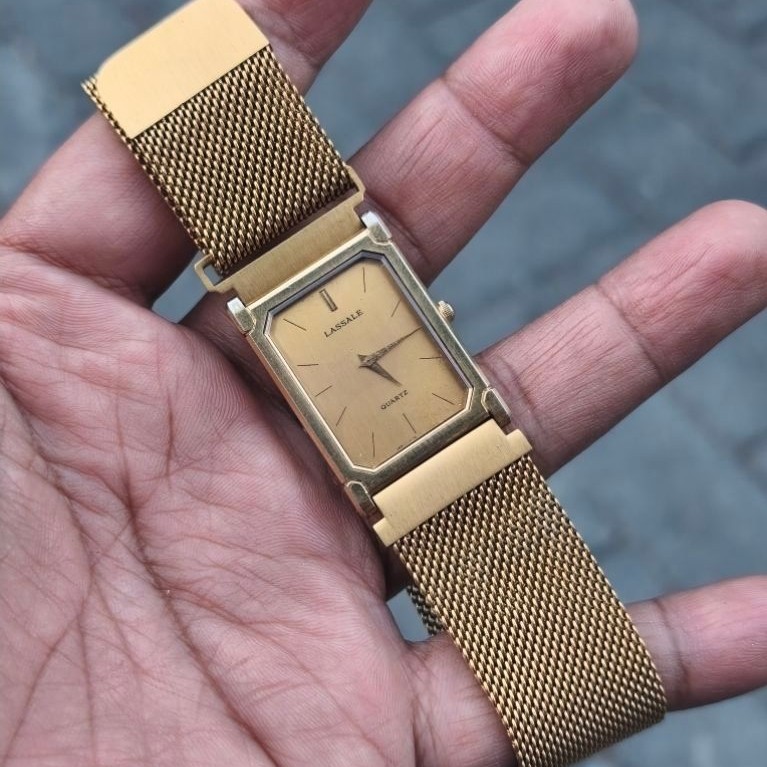 SEIKO LASSALE TANK QUARTZ EXTREME RARE
