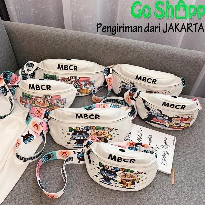 Ransel- Ist Bag Anpanman Import - Tas Pinggang Kanvas Ibu Dan Anak [Wb01]