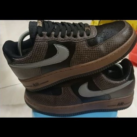 Sepatu Nike AF1 low Lv.8 offnoir snakeskin