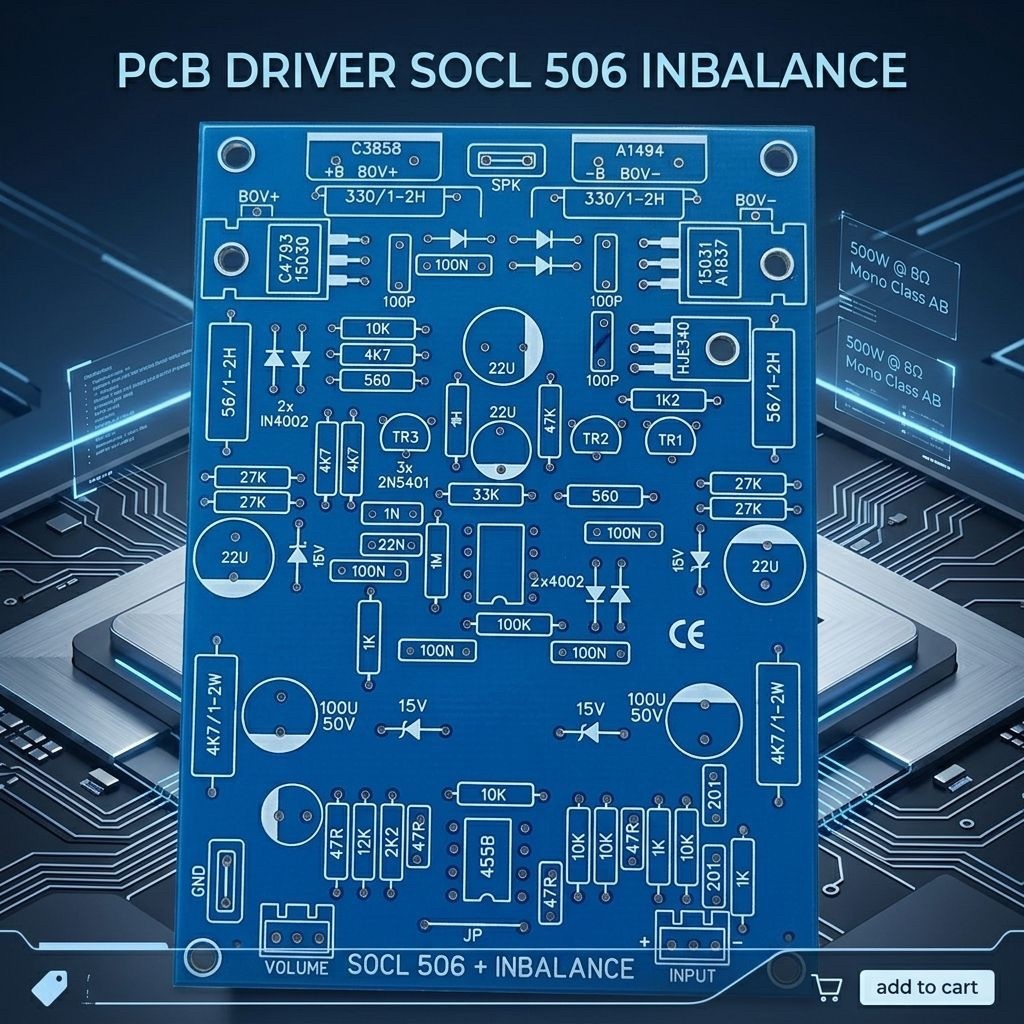 PCB Driver SOCL 506 Inbalance PCB Power