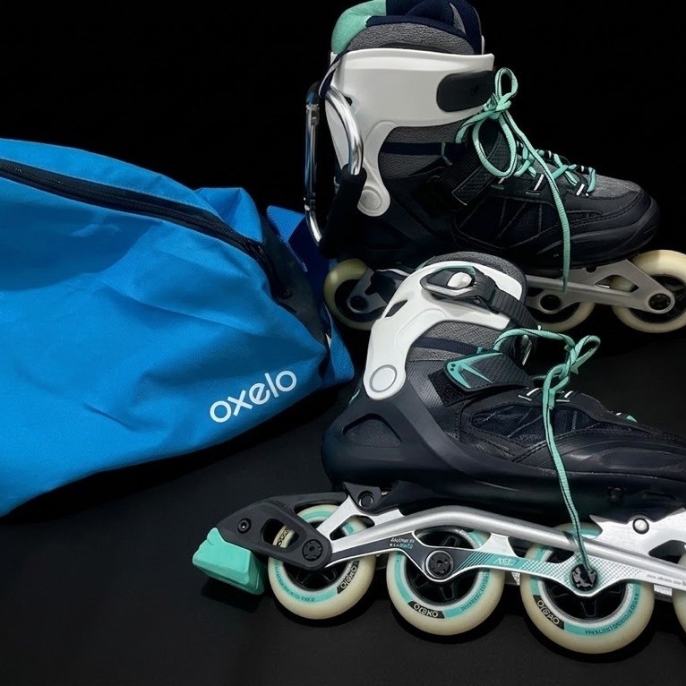 Sepatu Roda dewasa Original Oxelo Fit 500 pria /wanita