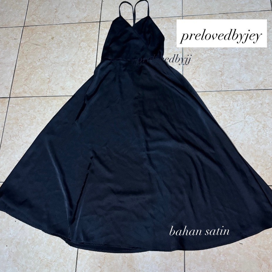 preloved dress satin dress prom