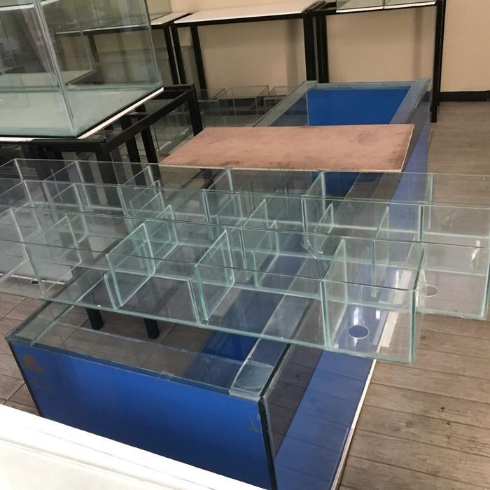 top filter aquarium 70cm kaca
