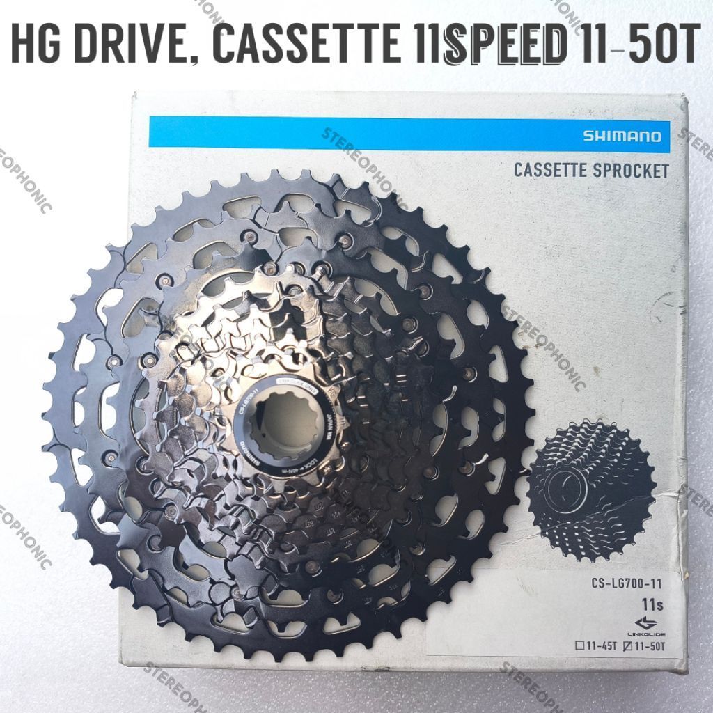 SHIMANO Sprocket 11speed 11-50T Sprocket HG Drive 50T CS-LG700-11 Sprocket SHIMANO 50T Cassette 50T 