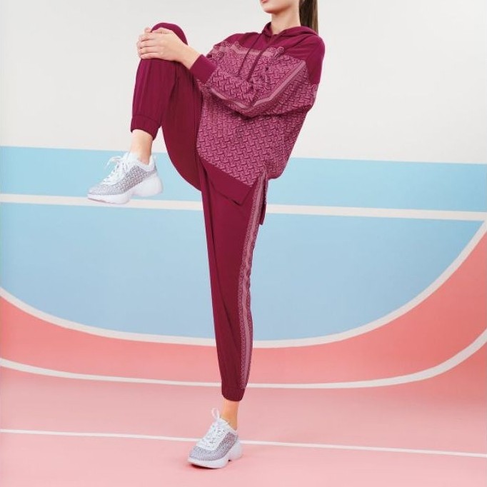 LAICA X Buttonscarves Athleisure Jogger Magenta XS