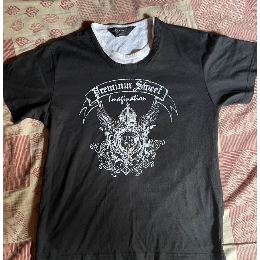 Poem tee y2k emo