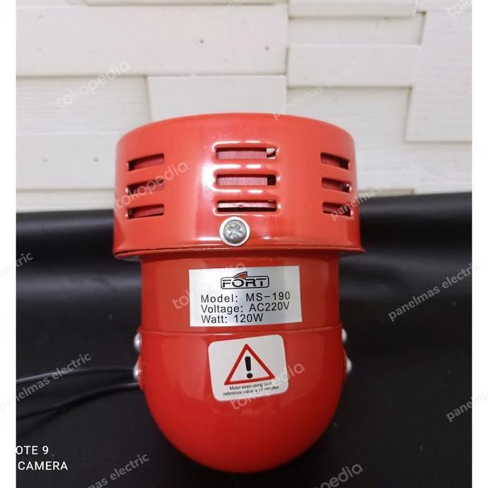 MOTOR BABY SIRENE MS190/MS-190 220VAC FORT