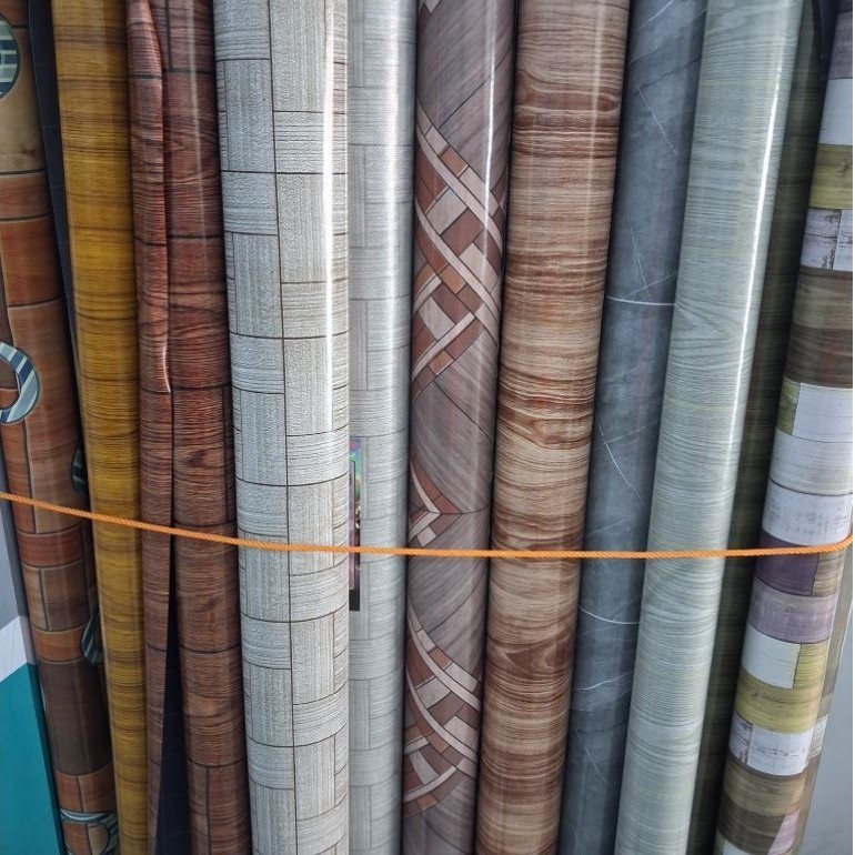 Vinyl  Roll lebar 1,5 meter motif Kayu