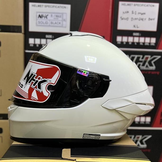 NHK Mark 1 - Solid White - Double Visor