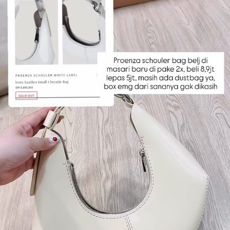PRELOVED proenza schouler white label bage