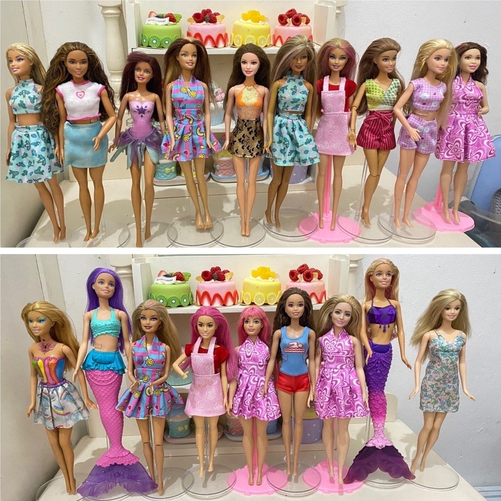 (OBRAL 100rb/3 ) Barbie kaki karet vintage jadul pivotal artikulasi second preloved murah teresa eli