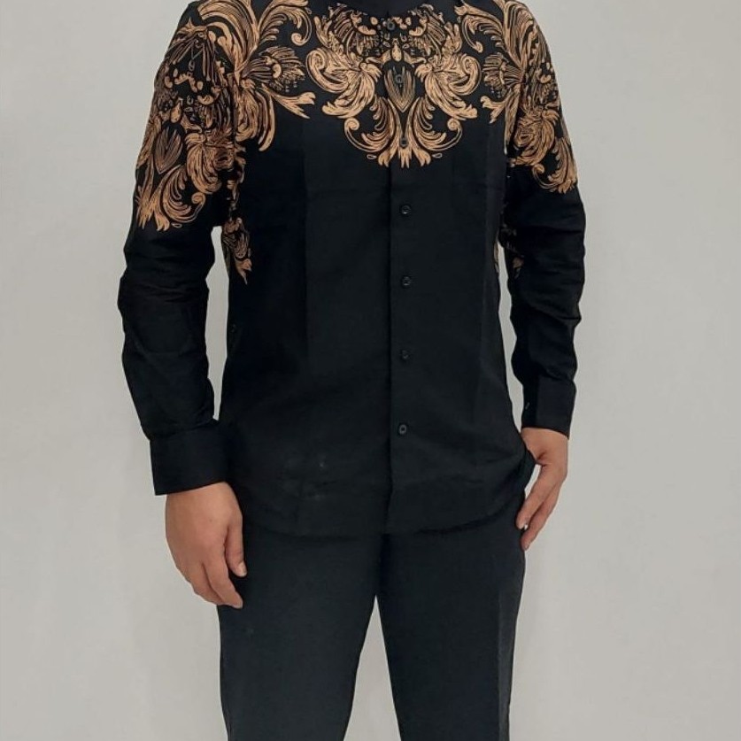 FIRENZE sz M- XL KOKO BATIK PANJANG / KEMEJA KOKO TERBARU / KEMEJA KOKO KEREN / KOKO PANJANG BATIK /