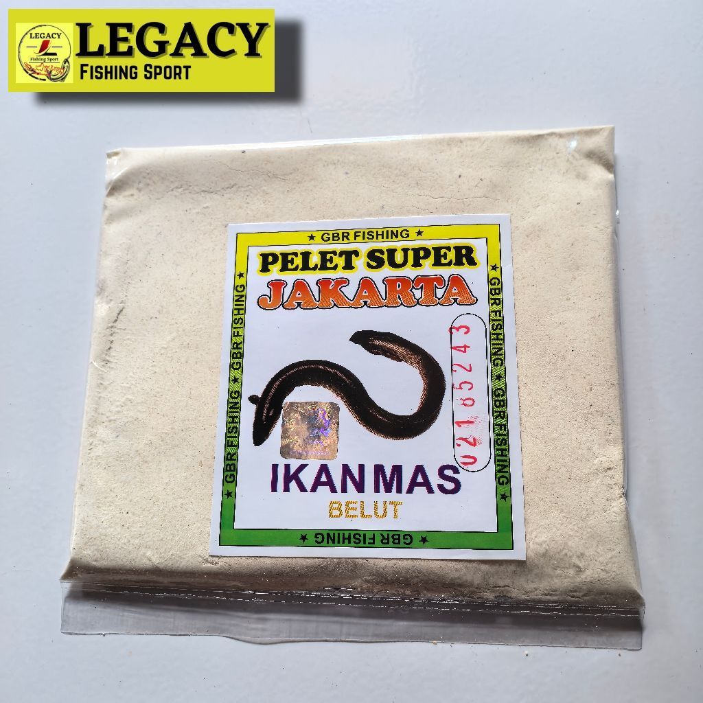 Umpan Mancing Ikan Mas Pelet Super Jakarta Belut Putih