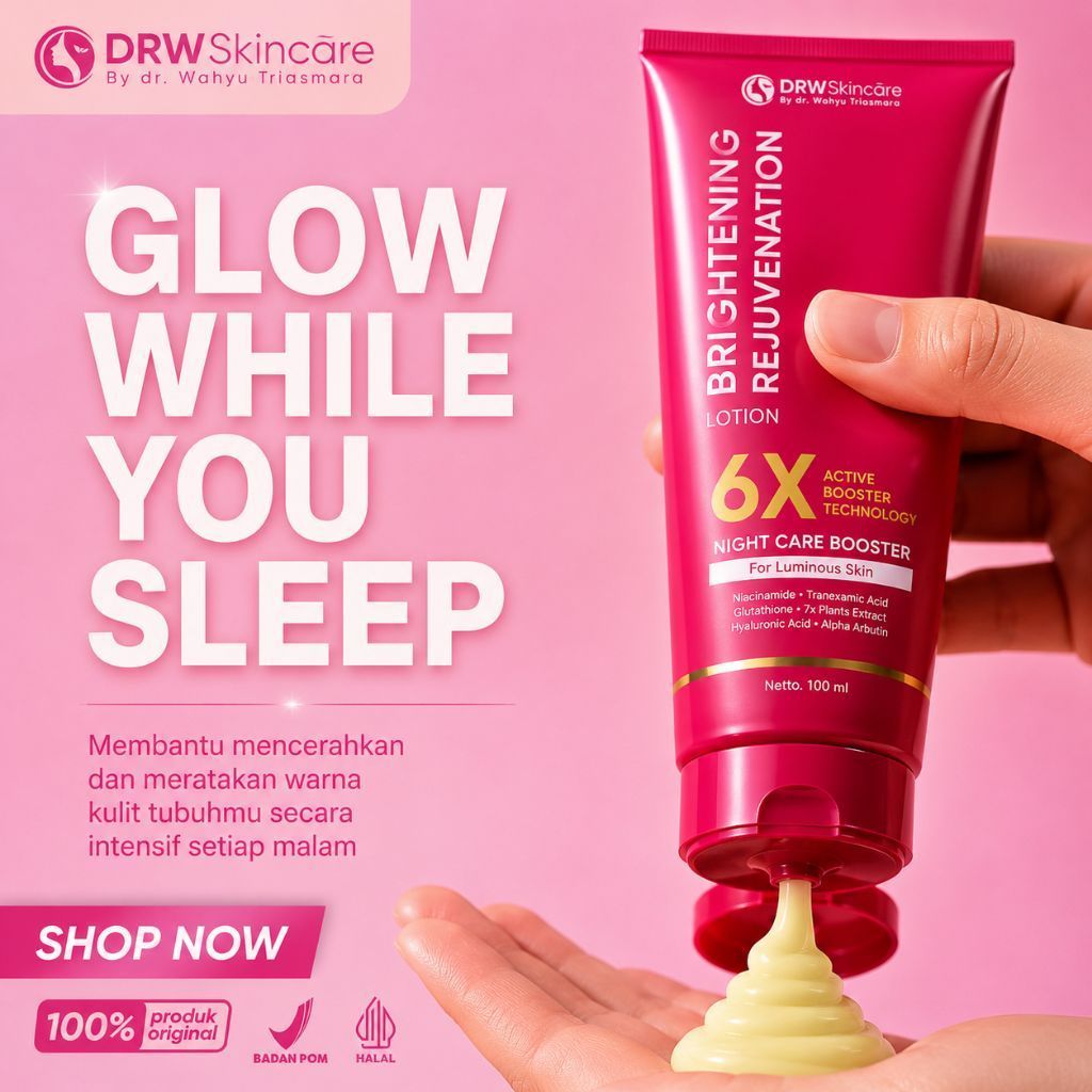 DRW Skincare HB Lation Night Rejuvenation & Day Lation Premium by dr. Wahyu Triasmara
