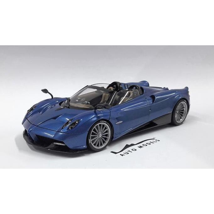 1/18 AUTOART PAGANI HUAYRA ROADSTER BLUE TRICOLORE CARBON FIBER AU1NDO