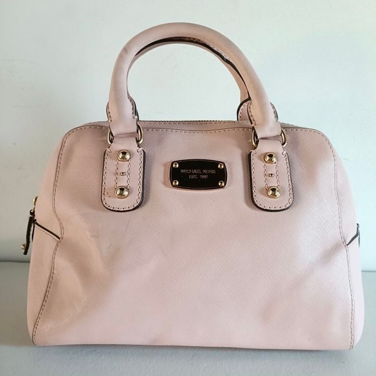 Prelove Tas Michael Kors Authentic Satchel Soft Pink