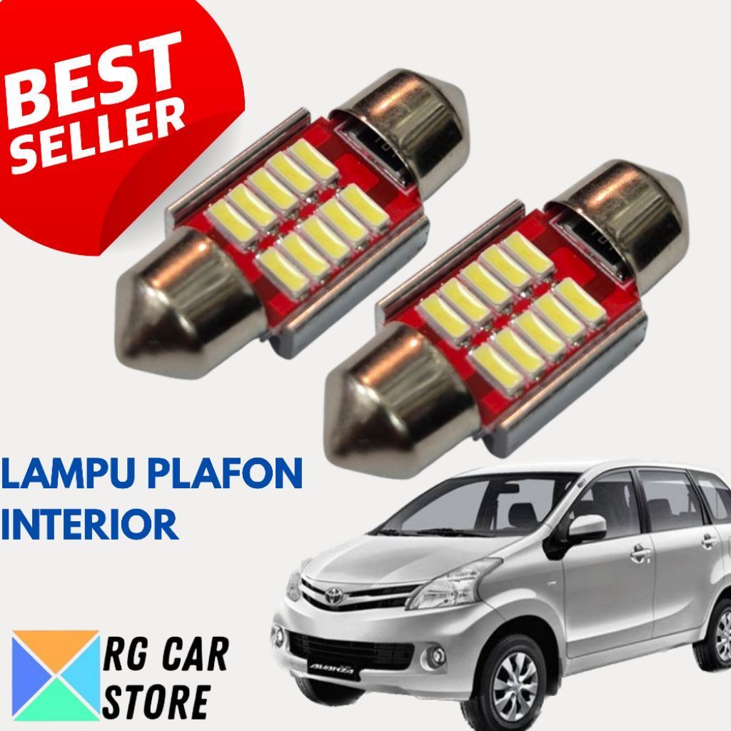 Lampu Plafon Mobil Avanza 2012-2014 LED Dajjal Kabin Interior 21W Garansi 1 Tahun