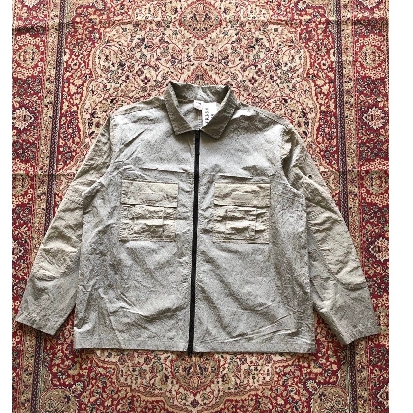 Puree overshirt nylon ripstop jacket j096