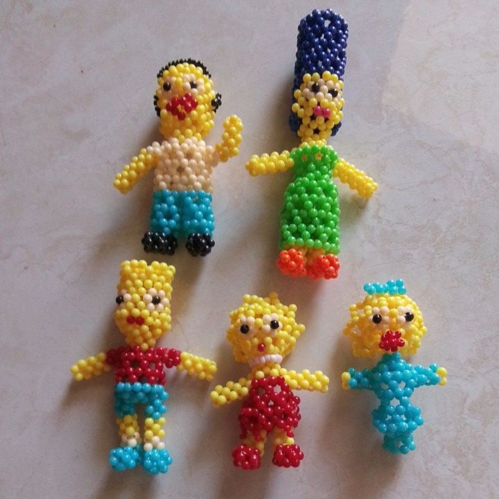 Ganci boneka lucu The Simpsons family