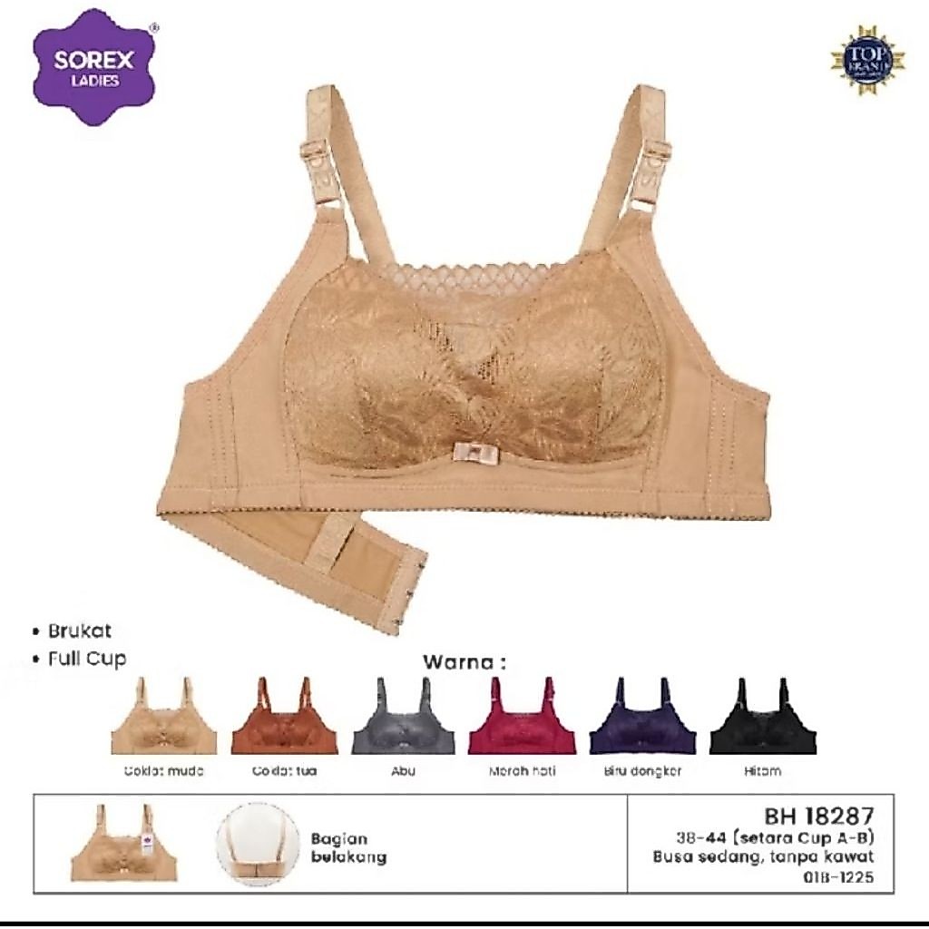 SOREX bra tanpa kawat renda18287