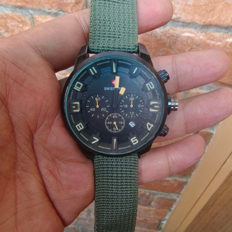 Jam tangan swis army chronograph