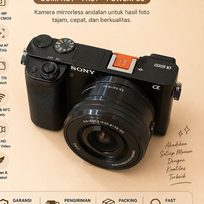 kamera mirrorles sony a6000 kit