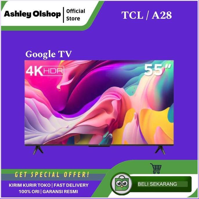 Android Google Tv Tcl 55 Inch 55A28 Google Tv 55" Inch Tcl - Original