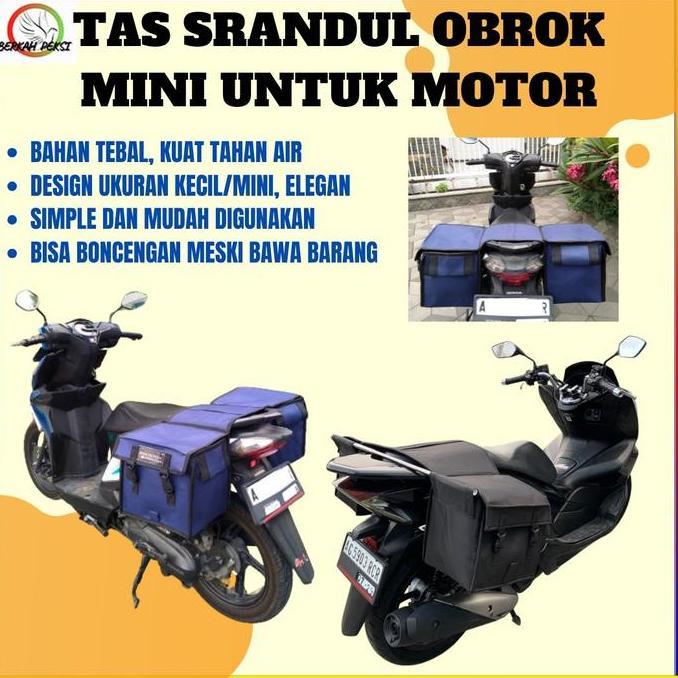 Sajiwajuragan - Tas Srandul Obrok Minimalis _Ukuran Kecil_ Sepeda Motor Beat Supra Vario Scoopy Ukur