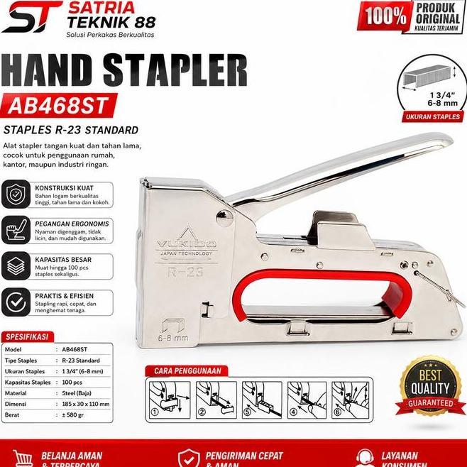Yukido Staples R23 Staples Jok Motor Mobil Triplek Stapler Gun Taer Staples Sofa Staples Jok Motor B