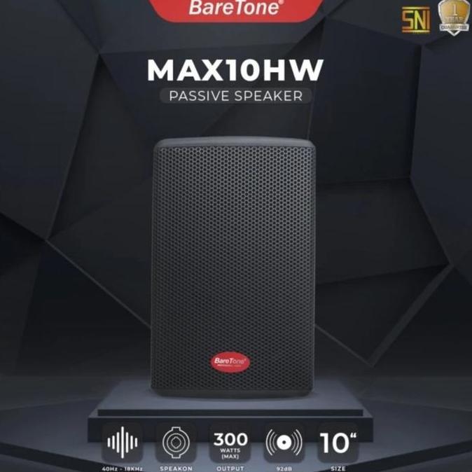 Baretone Speaker Pasif MAX10HW 10inch Baretone MAX10HW Original
