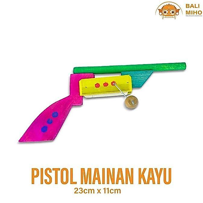 }}}}}}] Mainan Bedil Bedilan - Mainan Anak Kayu - Mainan Bedil Kayu - Bunyian Bunyian Bedil