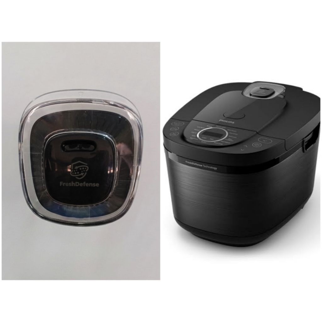 Tongolan Pembuangan Tutup Uap Warna Hitam (ORI PHILIPS) Untuk Rice Cooker Philips HD 4812
