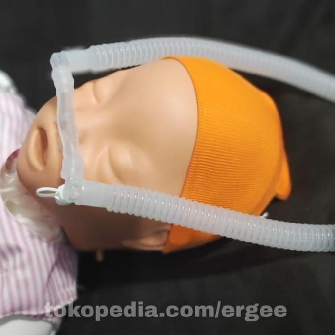 Cpap Nasal Prong / Cpap Nasal Cannule With Bonnet / Cpap Prong +Topi