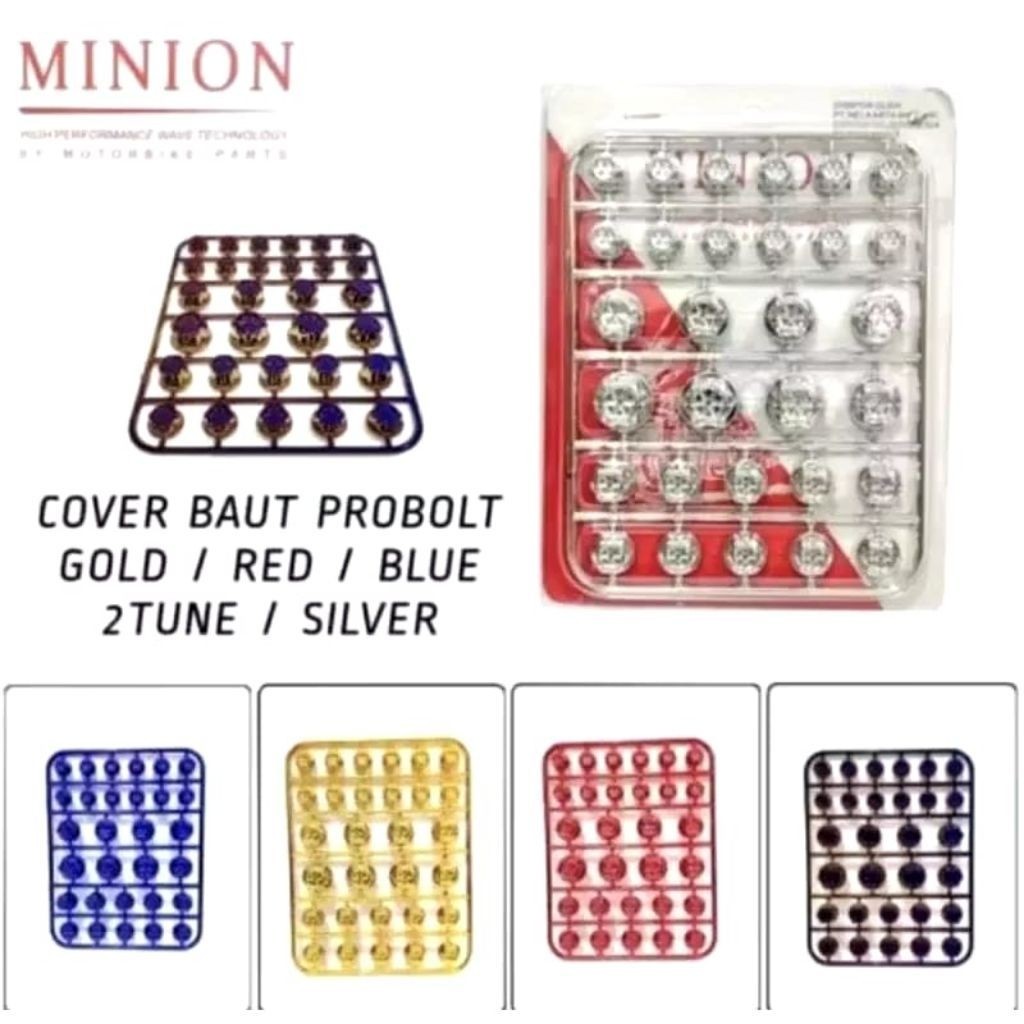COVER TUTUP BAUT PROBOLT MONEL BAUT 8,10,12,14 DLL PEMANIS BAUT WARNA VARIASI