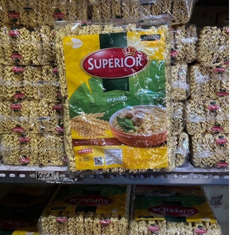 Mie Superior Mie Baso Mi Instant Kemasan 2kg / Mie Superior