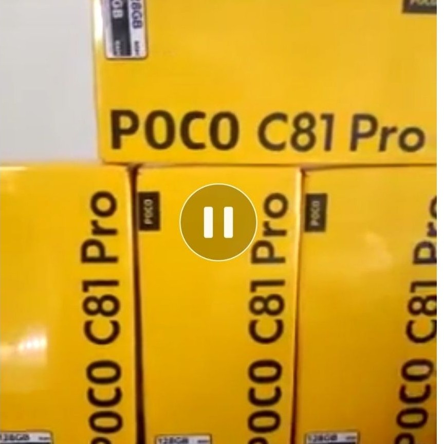 Poco C81 pro Ram 4+4*/128 Gb UFS 2.2 kencang Garansi Resmi