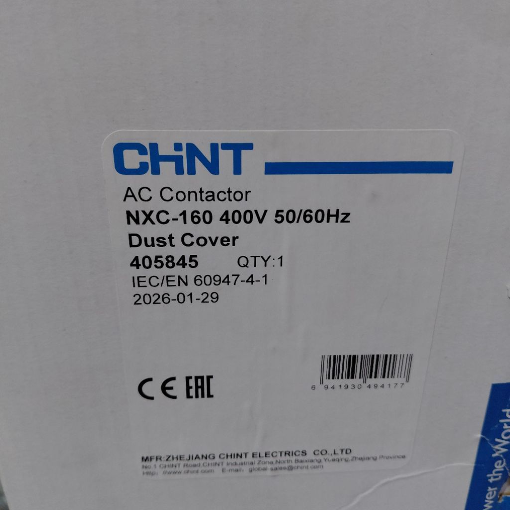 KONTAKTOR CHINT NXC-160 400V 200A