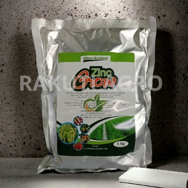 ZN 1KG Obat Padi Zinc Grow Atasi Asem Asemen Padi Merah
