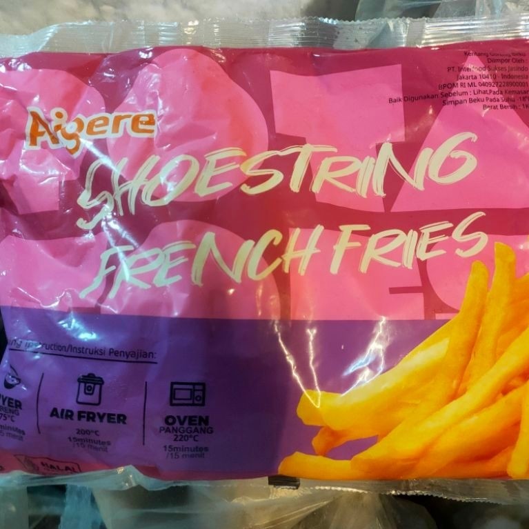 KENTANG STIK AIGERE FROZEN KEMASAN 1 KG