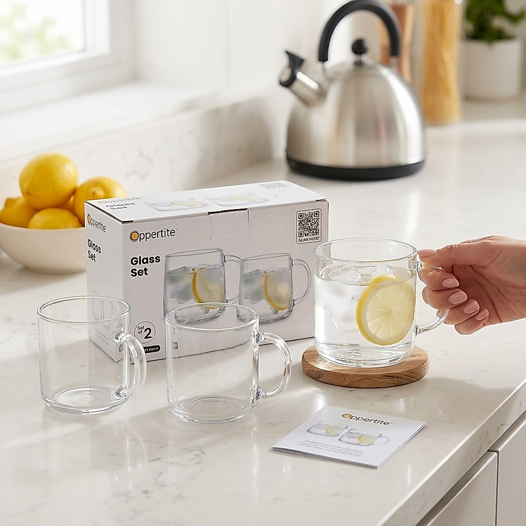 Oppetite Glass Set 350 ml x 2