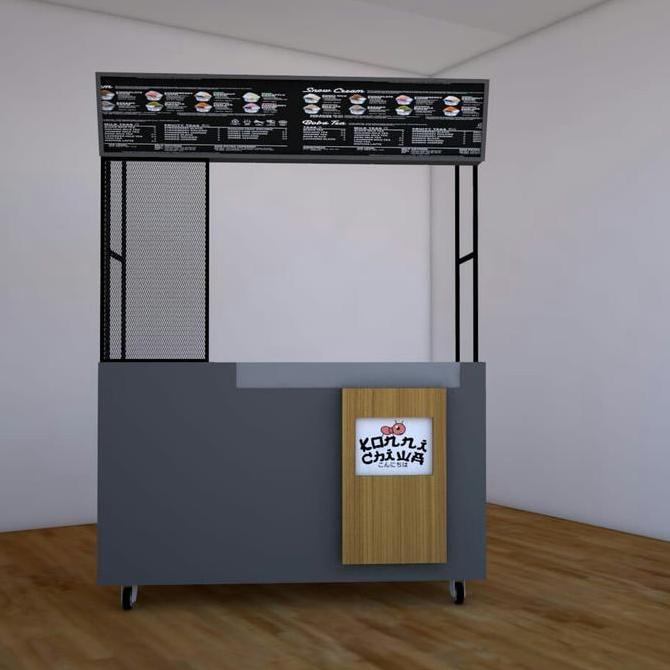 Terlaris Booth Makanan Dan Minuman Minimalis