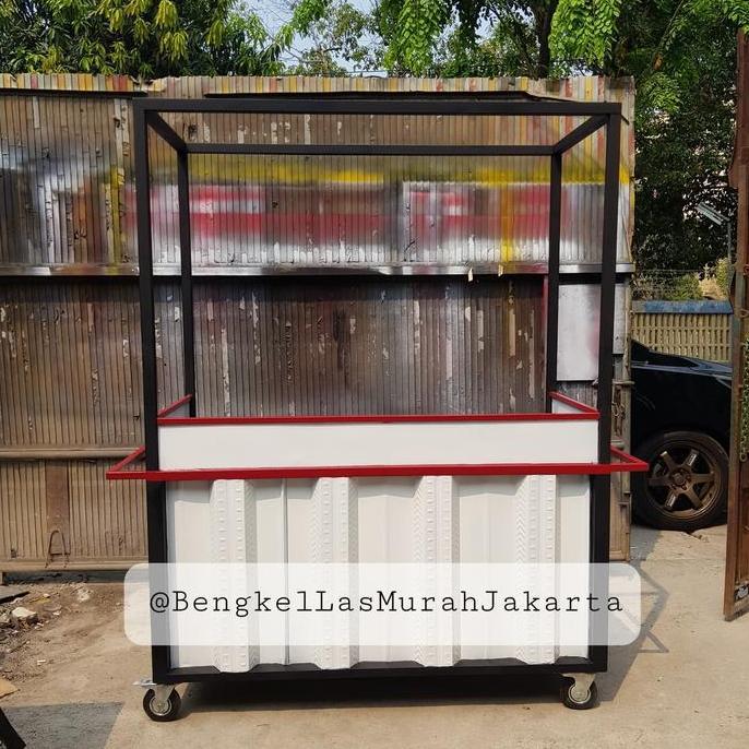 Terlaris Gerobak Kontainer / Booth Container 1.5X0.6X2