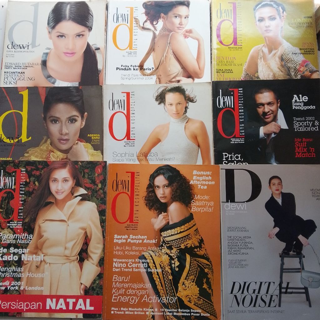 Majalah Dewi Bekas, Majalah Fashion Design Kecantikan Gaya Kosmopolitan