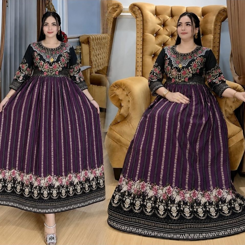 Gmis wanita Hindi Rukmana katun rayon Ld -+110 PB -+137