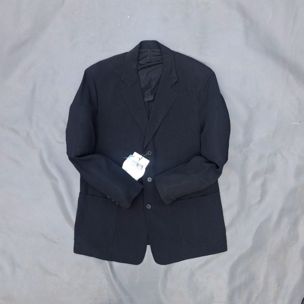 Jas hitam second /preloved blazer jumbo pria size xl Ld 116/jas gilli bice uomo/L95