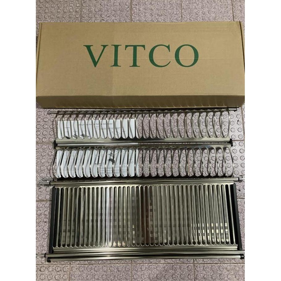 Rak Piring Gantung Stainless 70Cm / Rak Piringkitchen Set / Lemari Dap