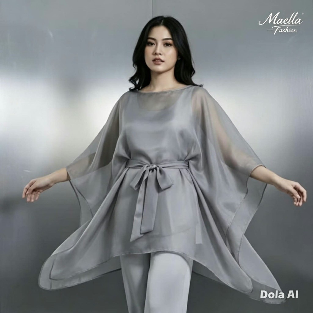Outer Cape Organza Premium kondangan Bridesmaid