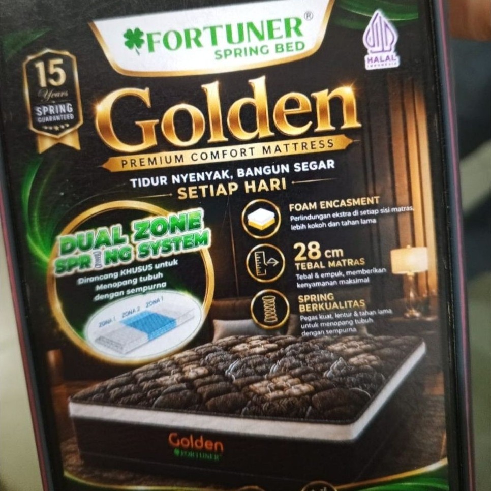 Springbed Fortuner Golden 180x200