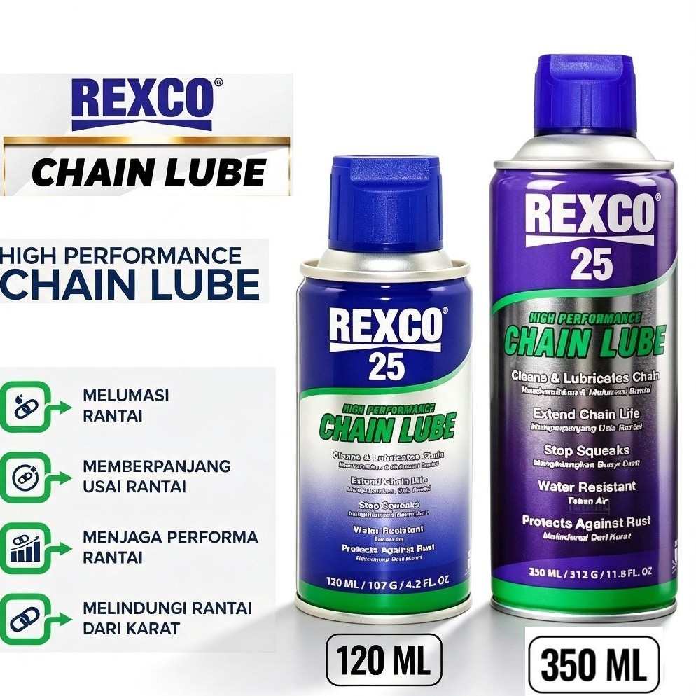 Rexco 25 Chain Lube - Rexco 25 Pelumas Rantai